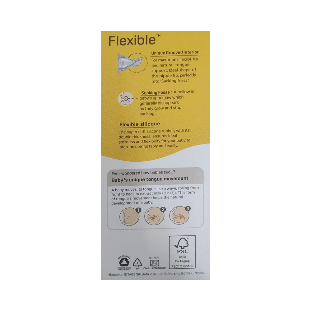 Pigeon 0+ Flexible PP Feeding Bottle Red - Image 3