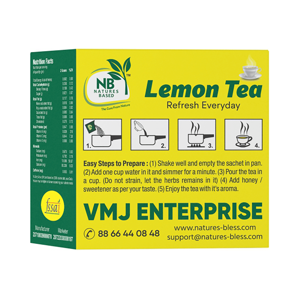 Natures Based Lemon Tea (2gm Each) - Image 2