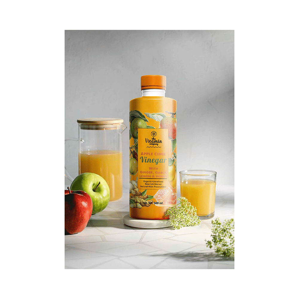 The Vitamin Company Apple Cider Vinegar with Ginger Garlic Lemon & Honey - Image 7