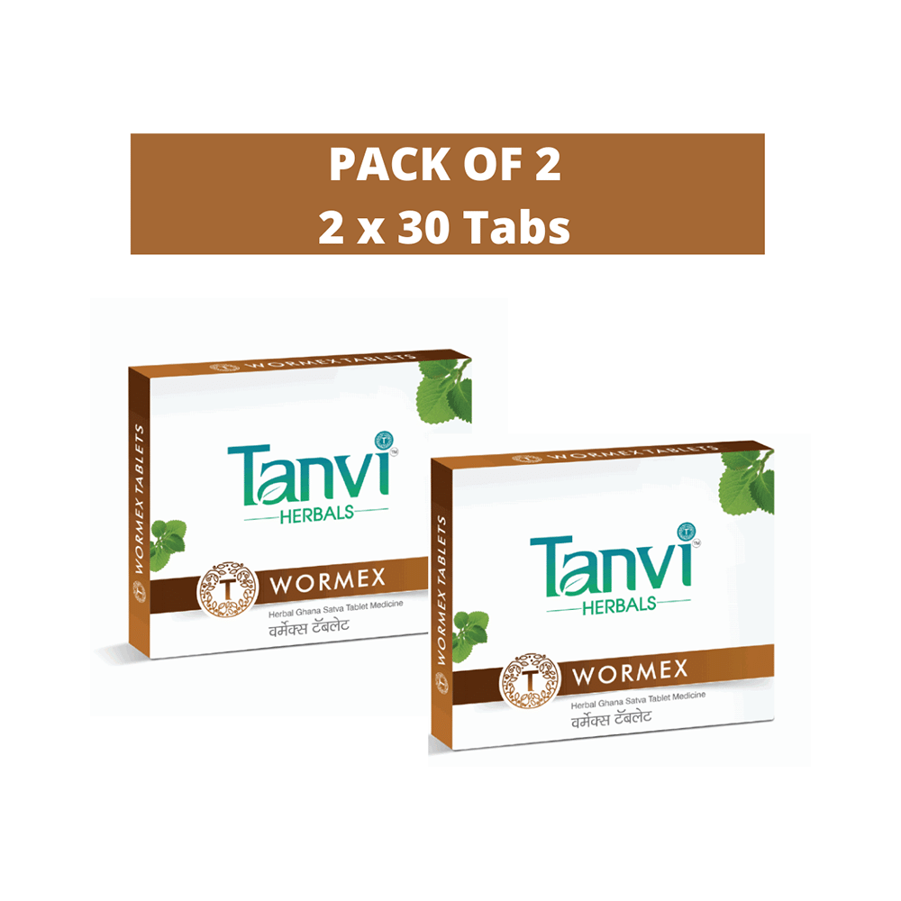 Tanvi Herbals Wormex Tablet (30 Each) - Image 2