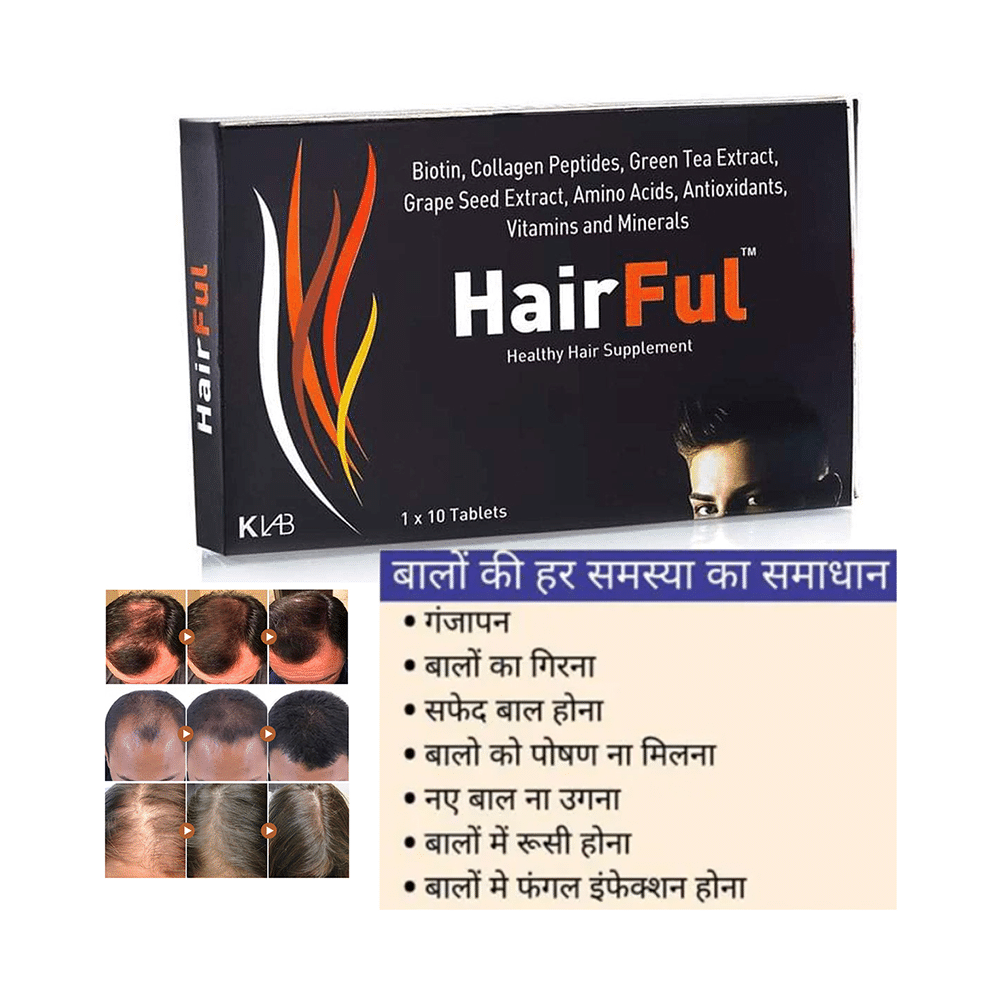 HairFul Tablet for Women & Men Hair Care (10 Each) - Image 6