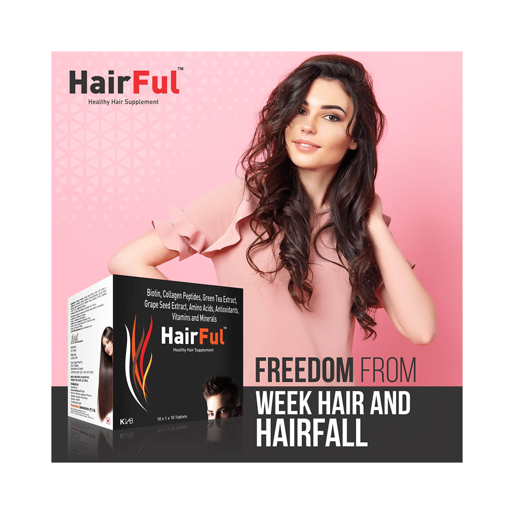 HairFul Tablet for Women & Men Hair Care (10 Each) - Image 4