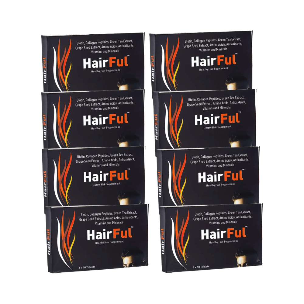 HairFul Tablet for Women & Men Hair Care (10 Each) - Image 1