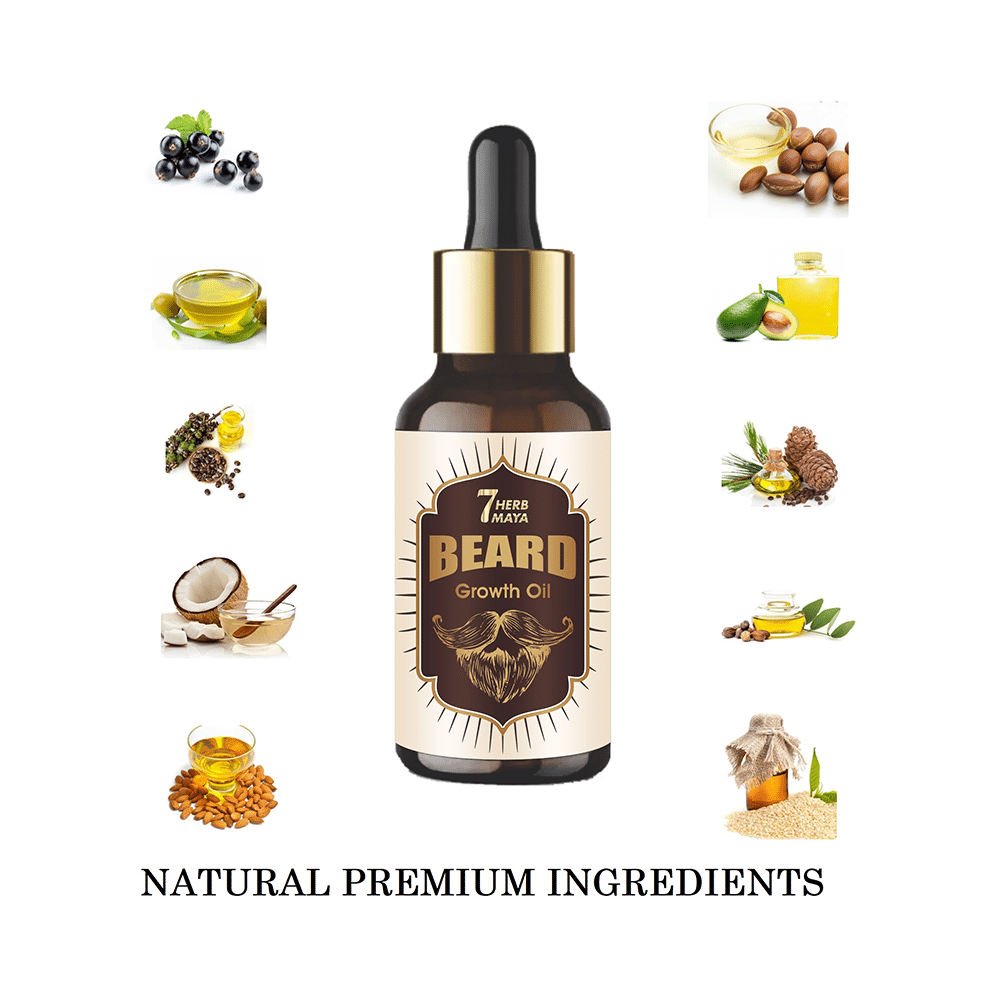 7Herbmaya Beard Growth Oil - Image 3