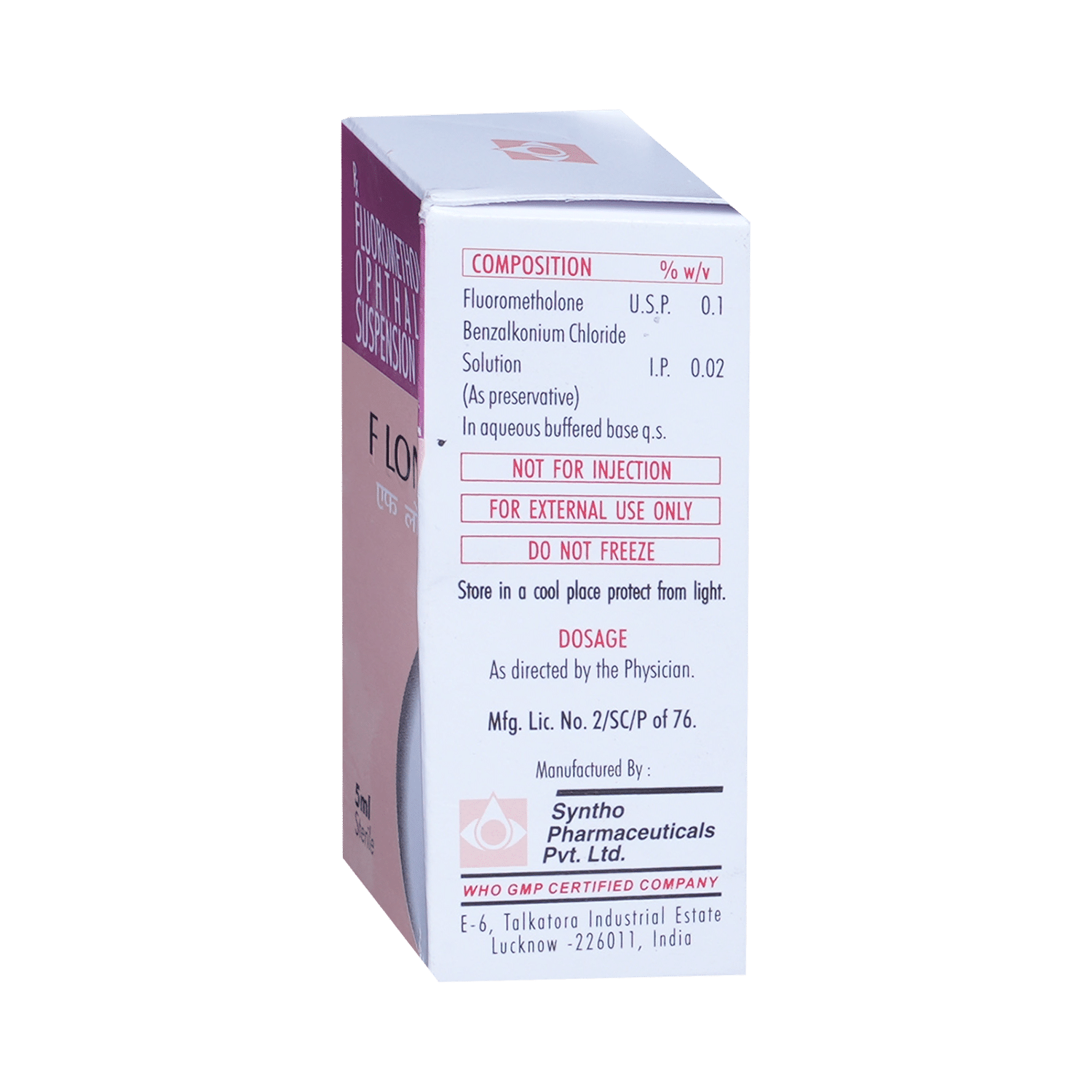 F Lone 0.1% Eye Drop - Image 4