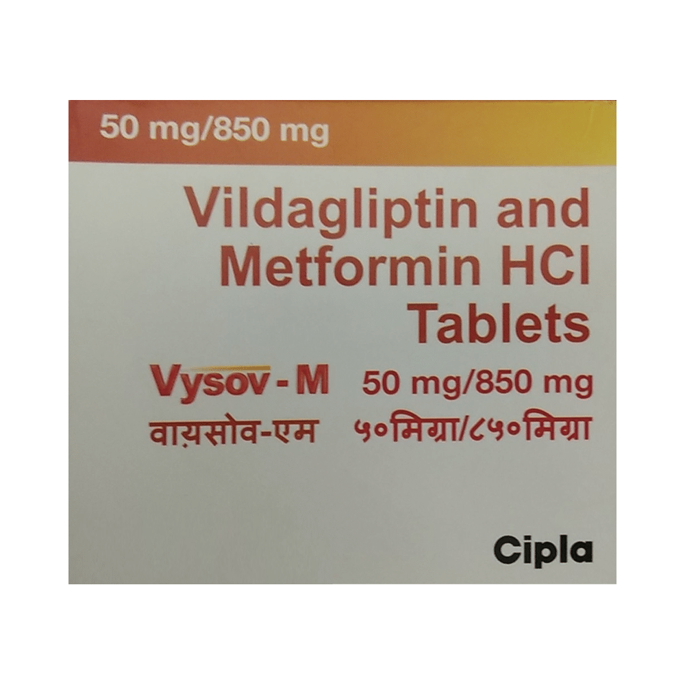 Vysov-M 850mg/50mg Tablet