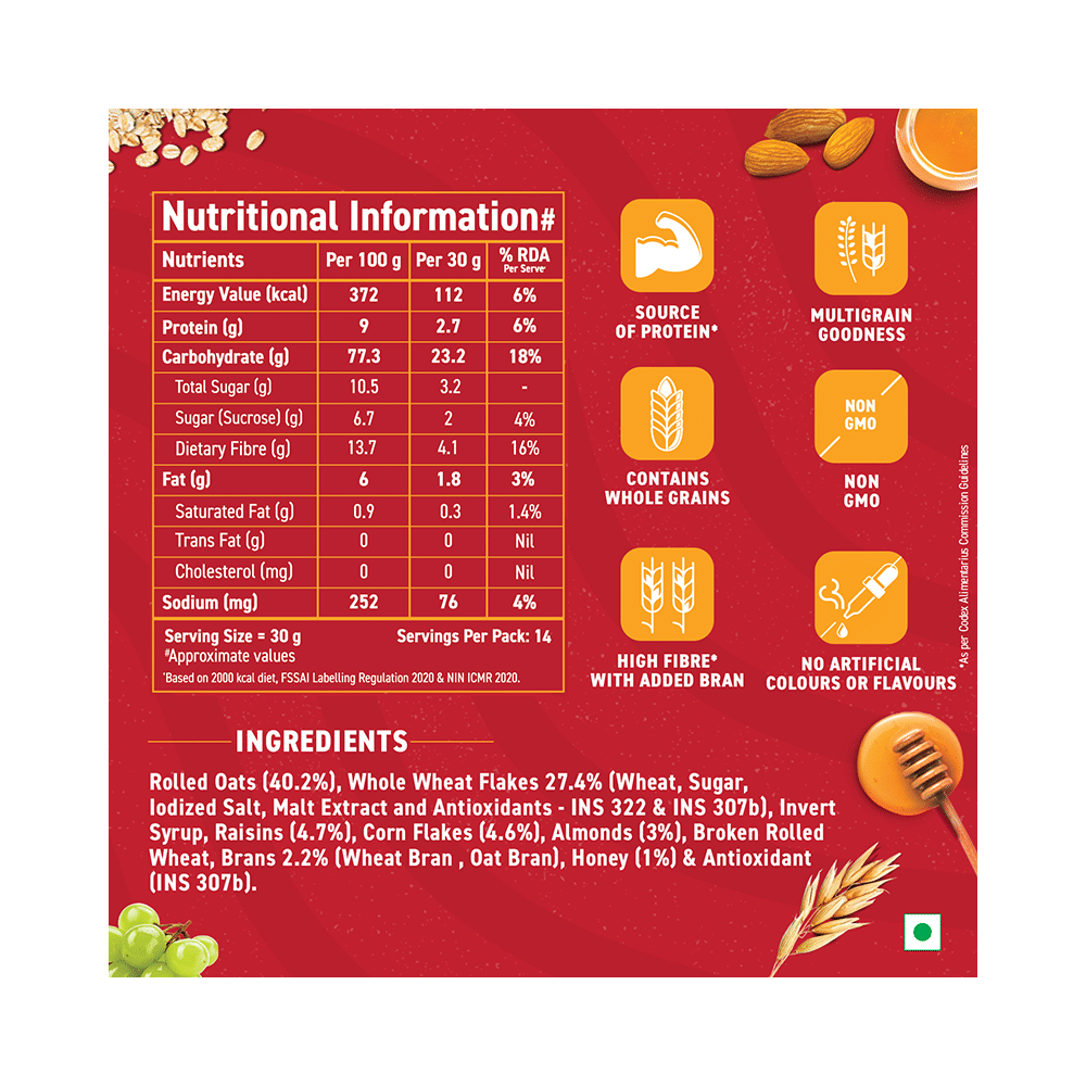 Bagrry's Crunchy Muesli with Almonds, Raisins & Honey - Image 6