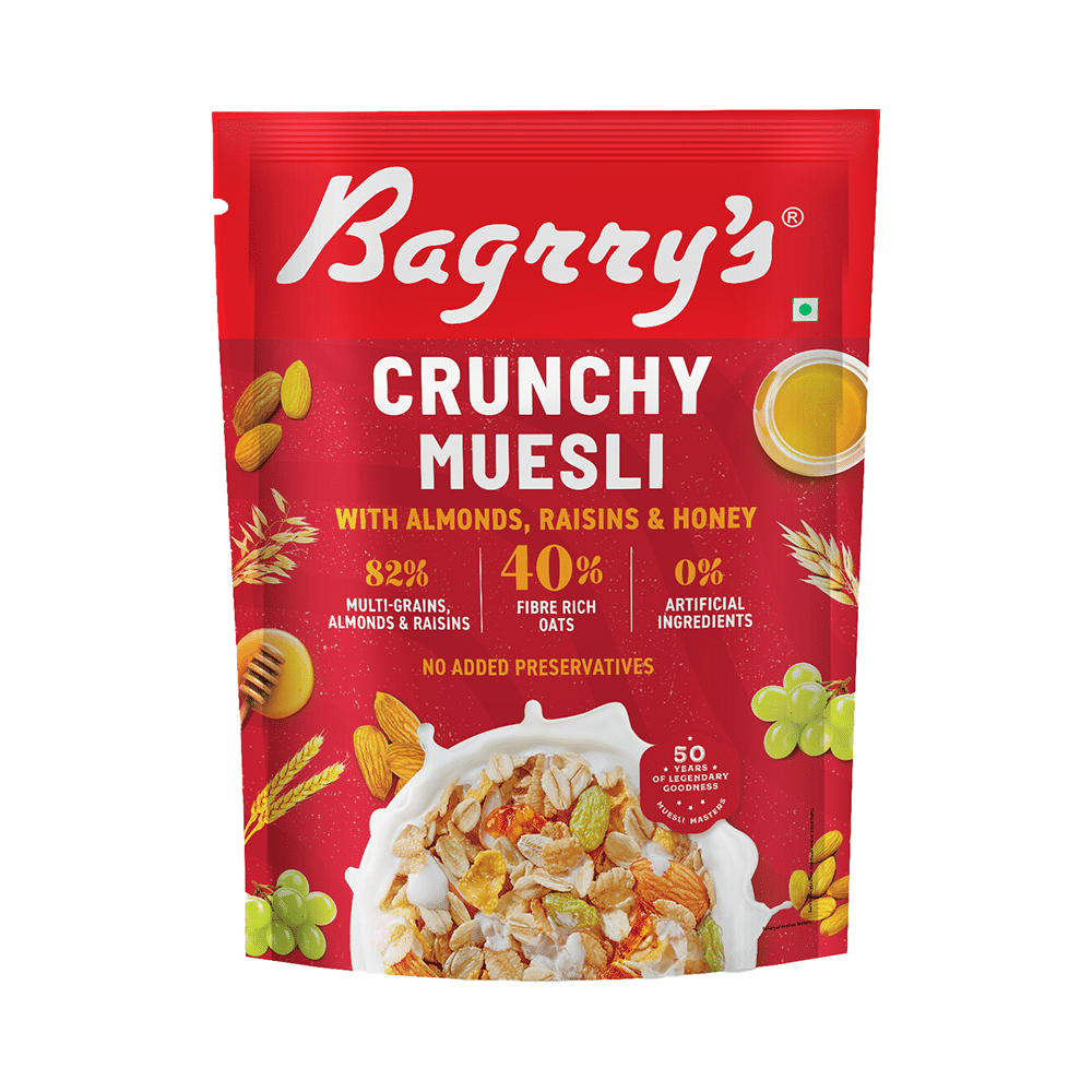Bagrry's Crunchy Muesli with Almonds, Raisins & Honey - Image 1