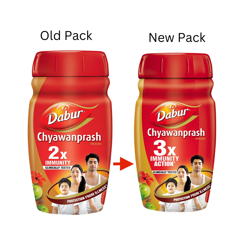 Dabur Chyawanprash | 3X Immunity Action | Builds Strength, Stamina & Overall Health Red - Image 3