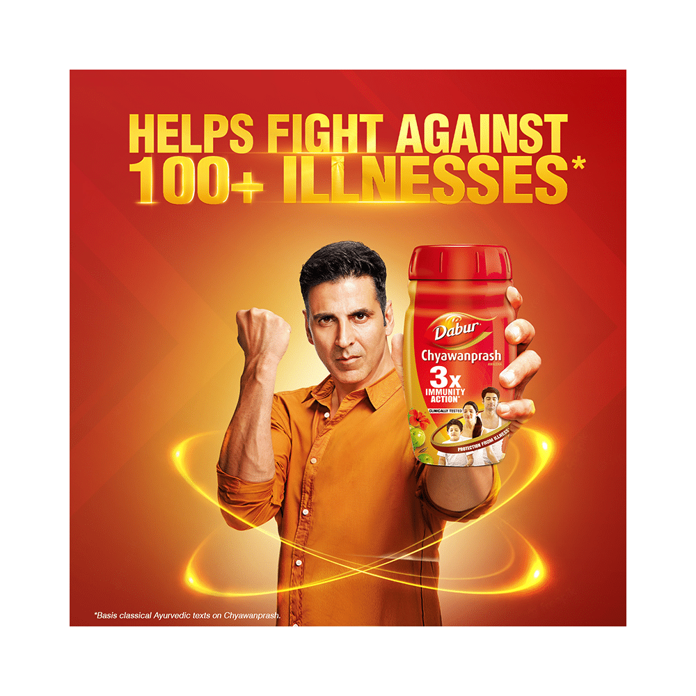 Dabur Chyawanprash | 3X Immunity Action | Builds Strength, Stamina & Overall Health Red - Image 4