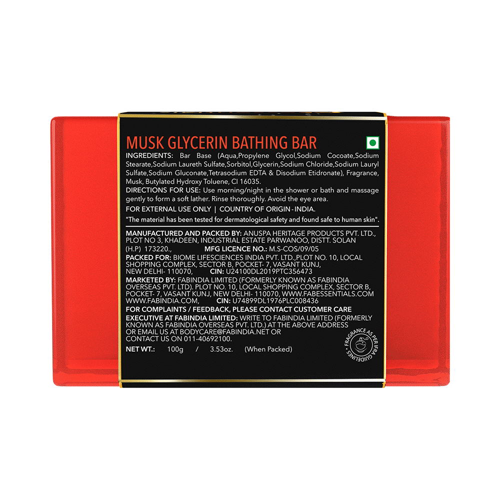 Fabessentials Musk Glycerin Bathing Bar - Image 2