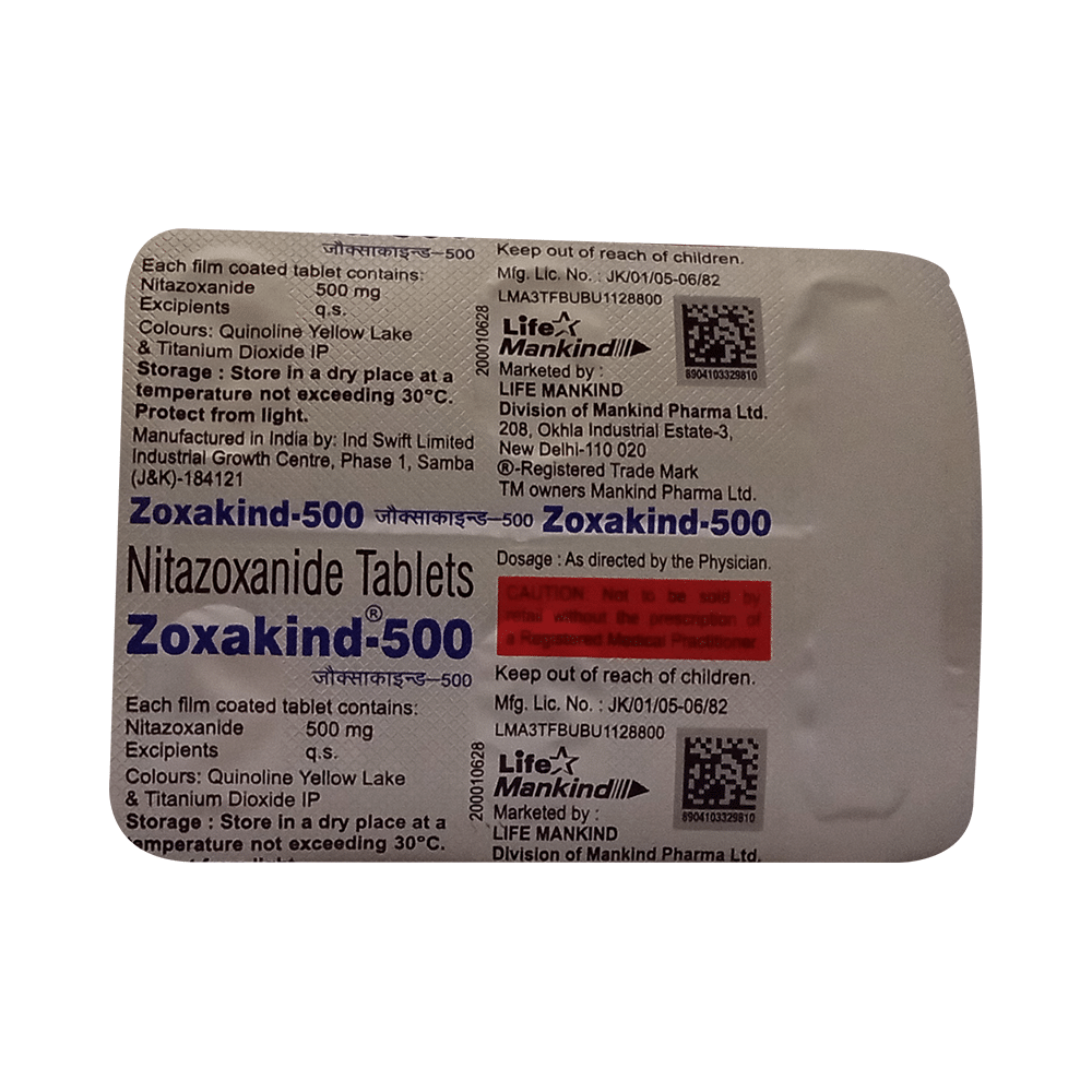 Zoxakind 500 Tablet - Image 1