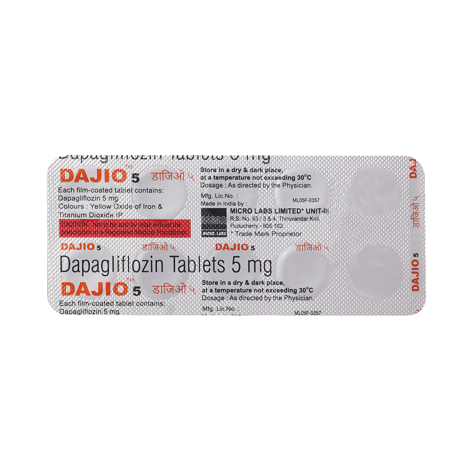 Dajio 5mg Tablet - Image 6