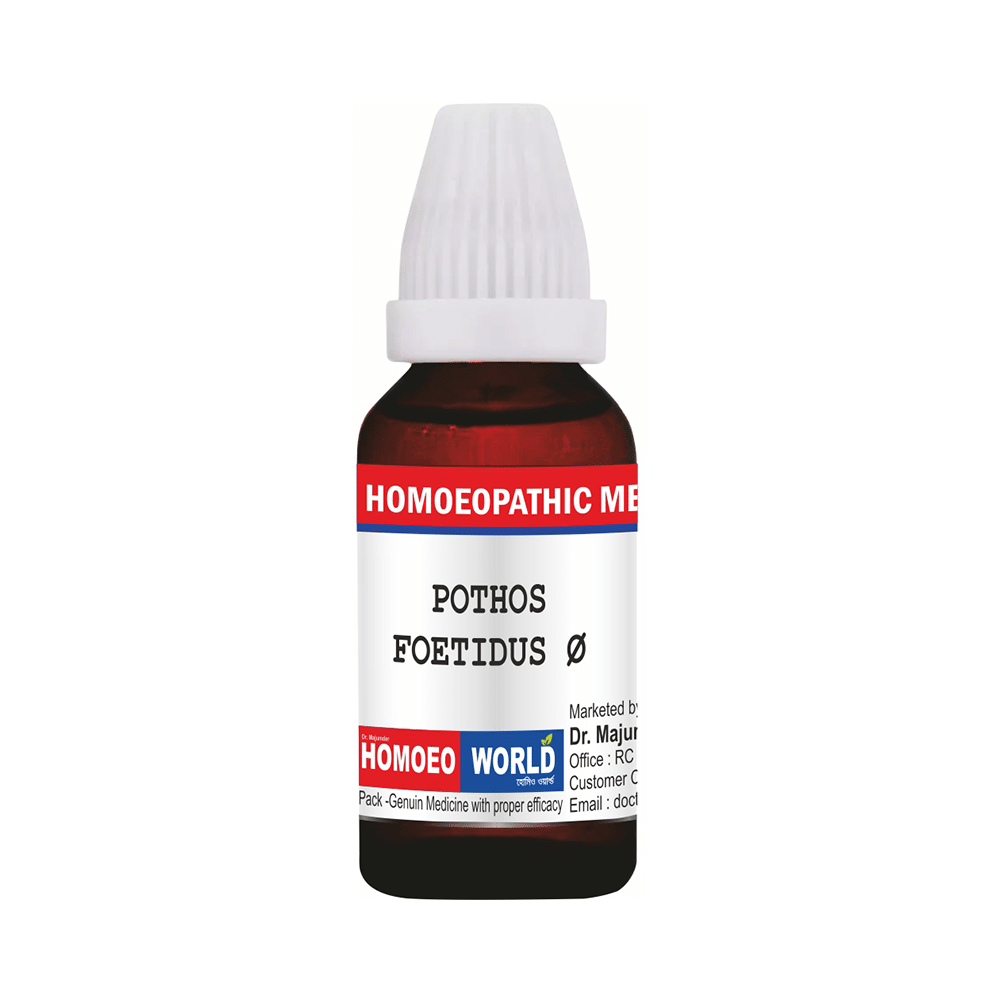 Dr. Majumder Homeo World  Pothos Foetidus Mother Tincture (30ml Each) Q - Image 1