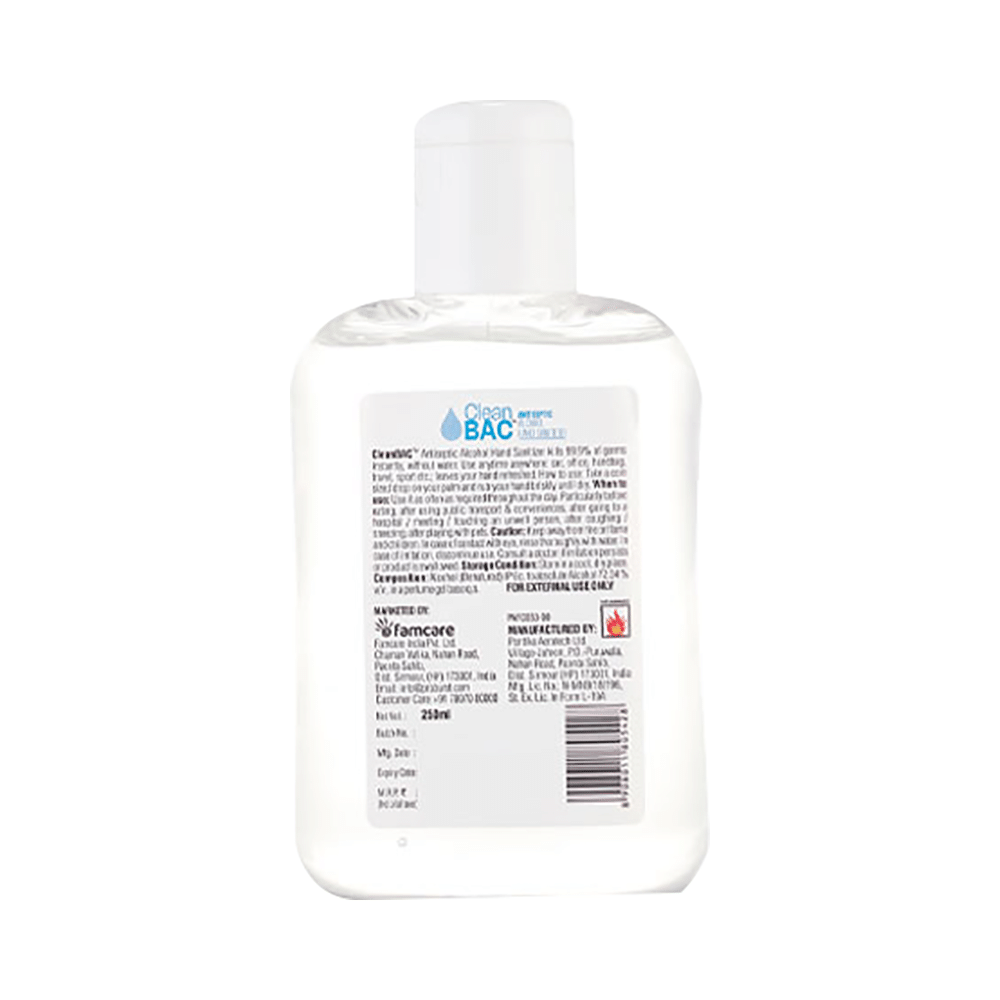CleanBAC Antiseptic Alcohol Hand Sanitizer - Image 2