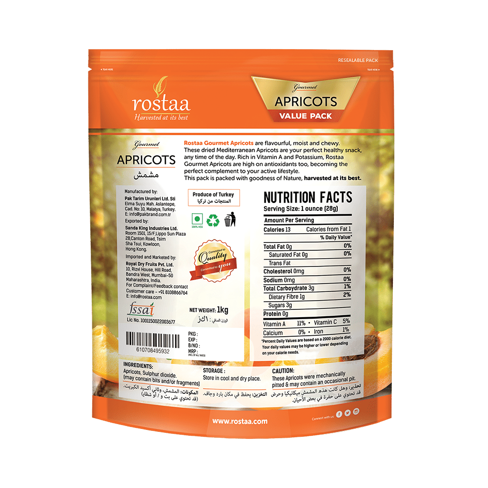 Rostaa Value Pack Apricots - Image 2