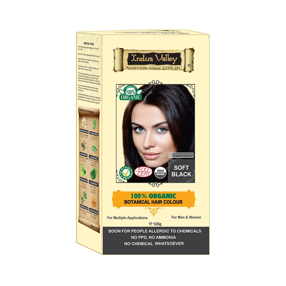 Indus Valley Soft Black Botanical Hair Colour - Image 1