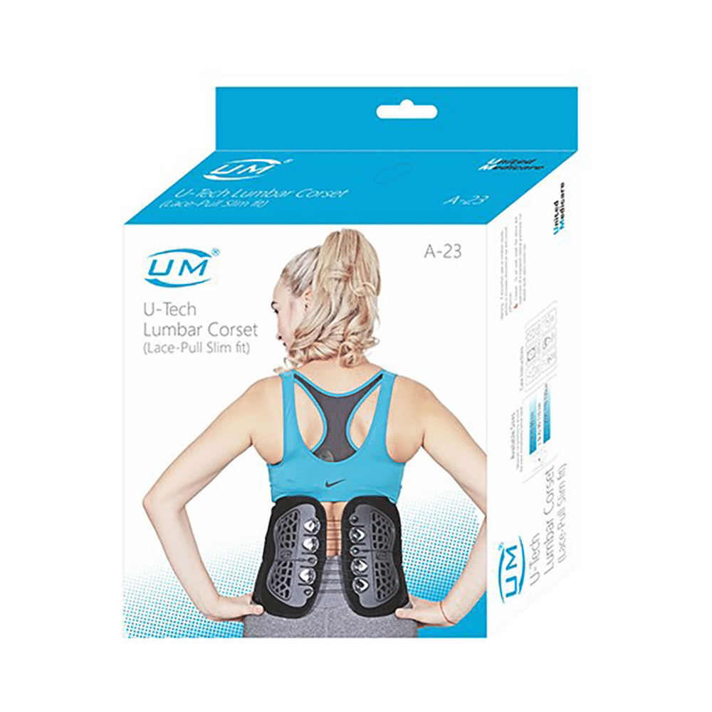 UM U-Tech Lumbar Corset Lace Pull Slim Fit Small - Image 2