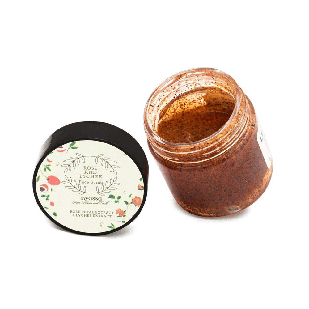 Nyassa Rose and Lychee Face and Body Scrub - Image 1