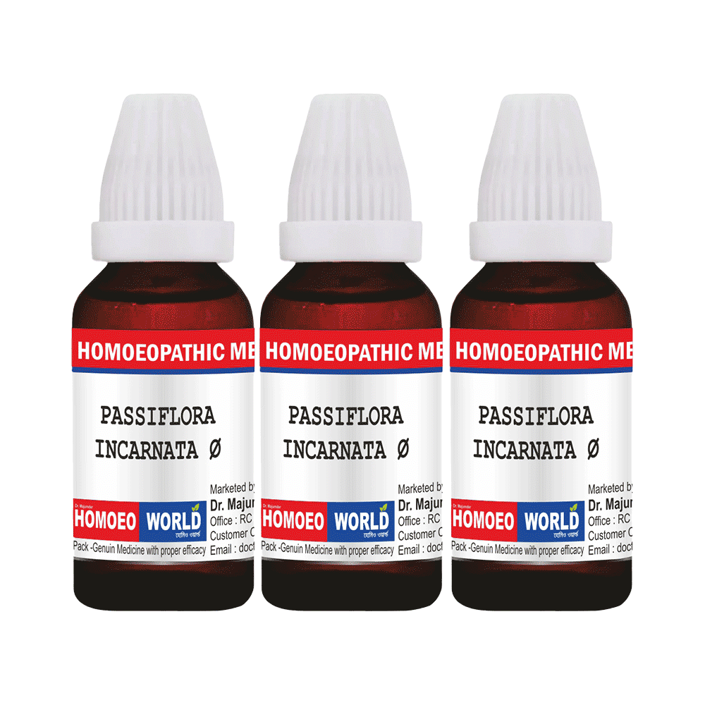 Dr. Majumder Homeo World Passiflora Incarnata Mother Tincture (30ml Each) Q - Image 1