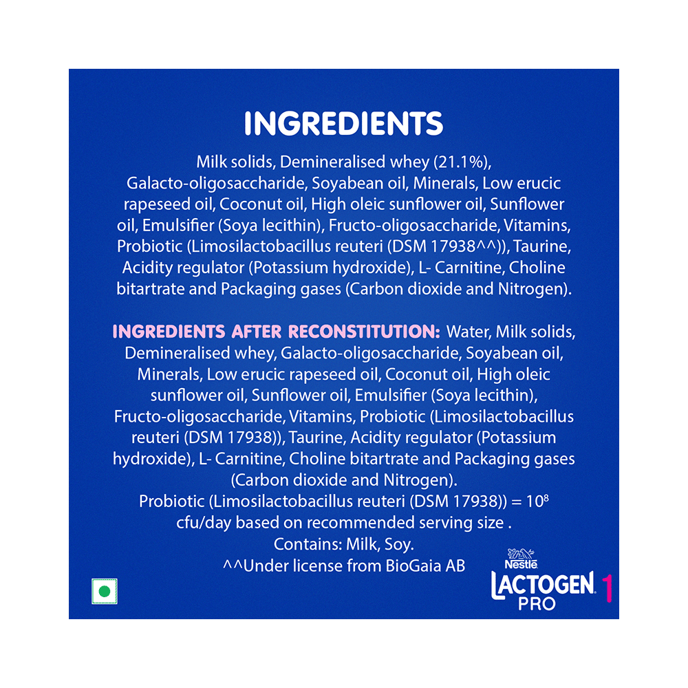 Nestle Lactogen Pro 1, Infant Formula Up To 6 Months With Probiotic And Prebiotics Refill - Image 5