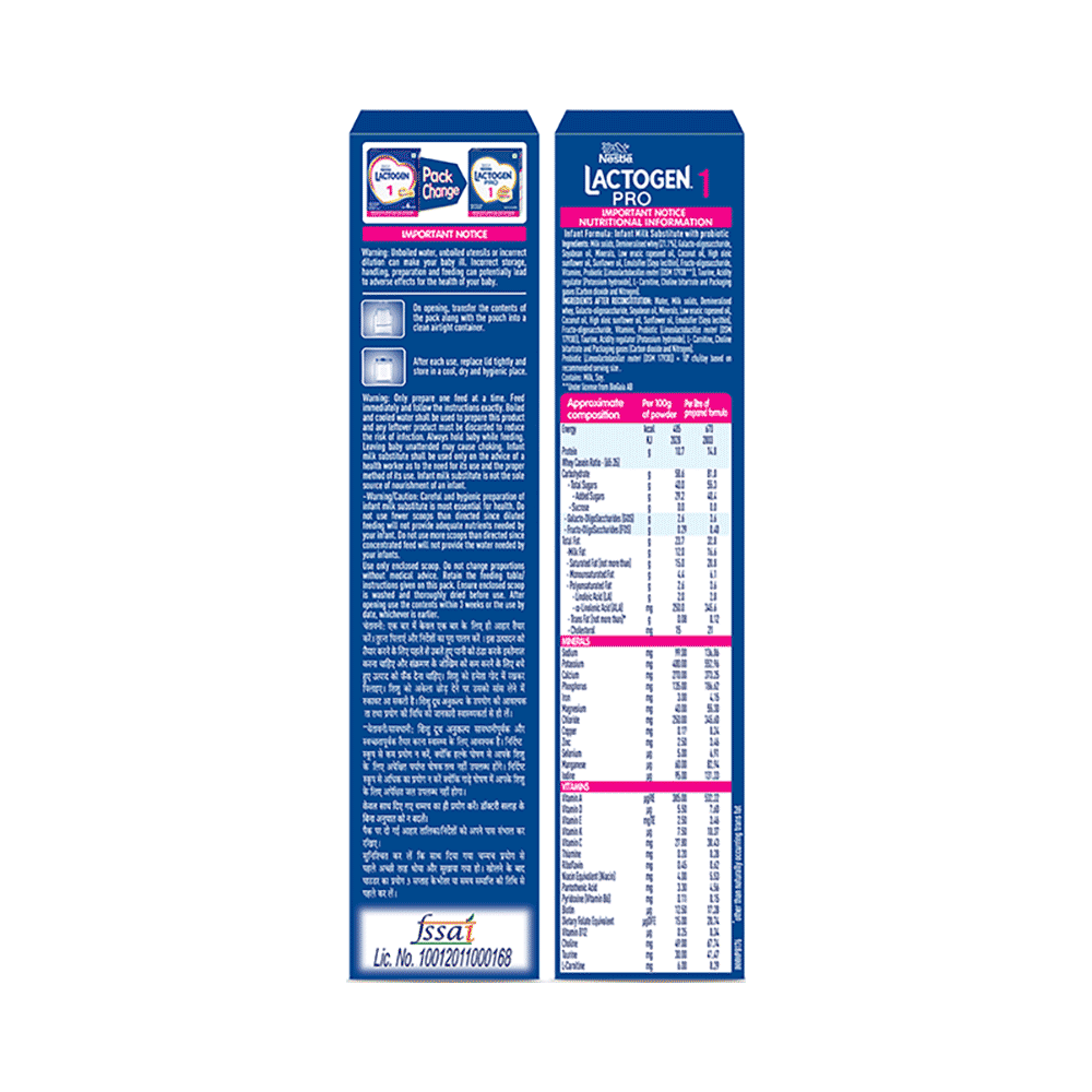 Nestle Lactogen Pro 1, Infant Formula Up To 6 Months With Probiotic And Prebiotics Refill - Image 4