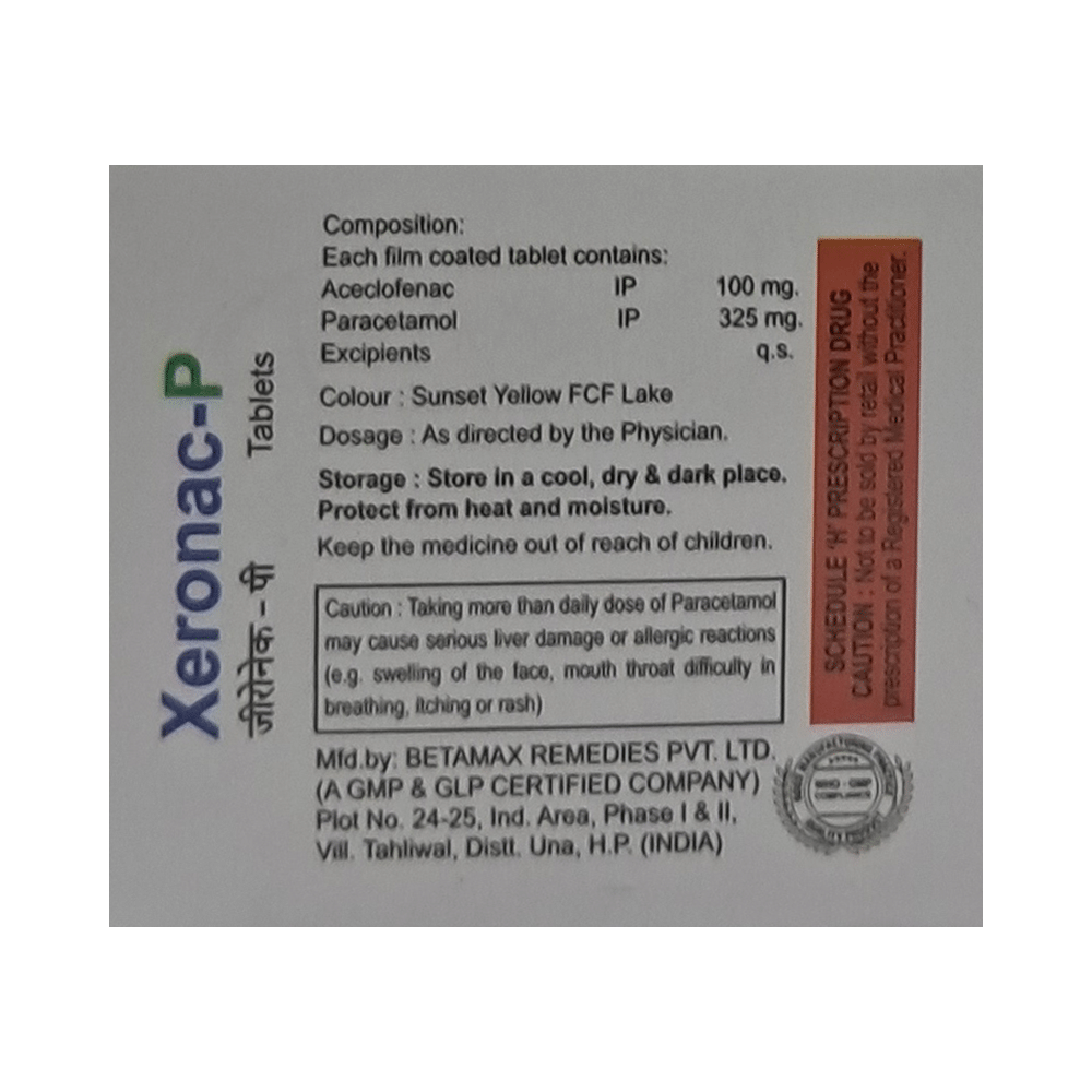 Xeronac-P Tablet - Image 2