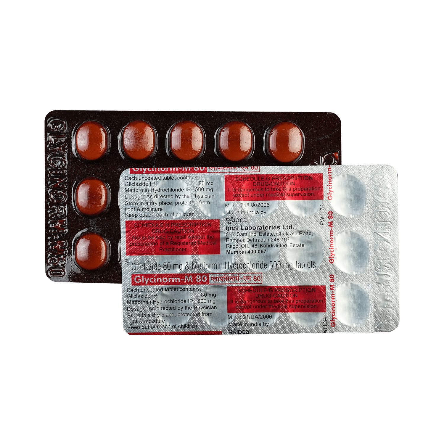 Glycinorm-M 80 Tablet - Image 1