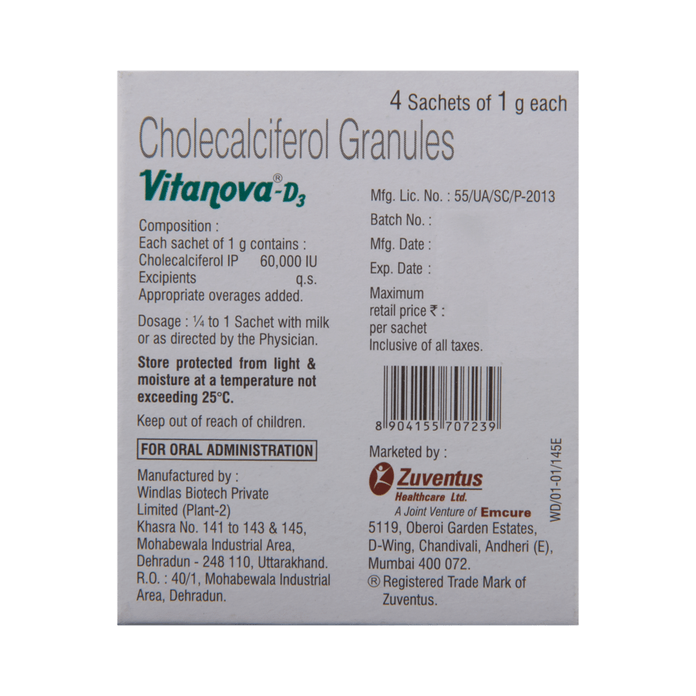 Vitanova -D3 Sachet - Image 3