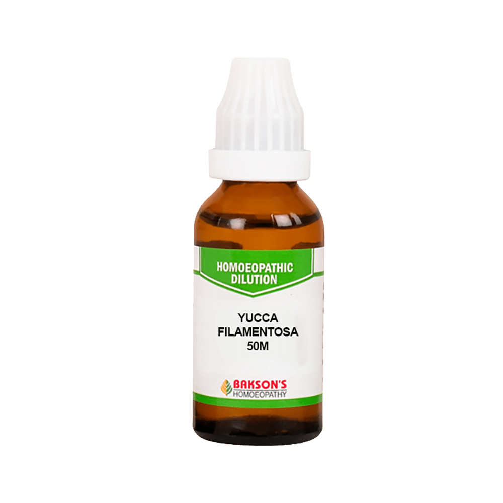 Bakson's Homeopathy Yucca Filamentosa Dilution 50M - Image 2
