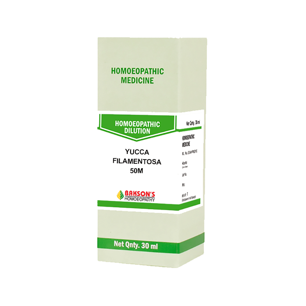 Bakson's Homeopathy Yucca Filamentosa Dilution 50M - Image 1