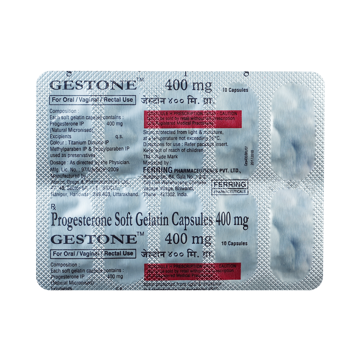 Gestone 400mg Capsule - Image 5