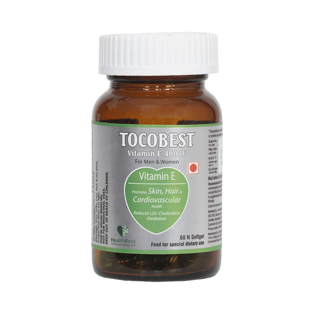 HealthBest Tocobest Vitamin E 400IU Softgel - Image 2