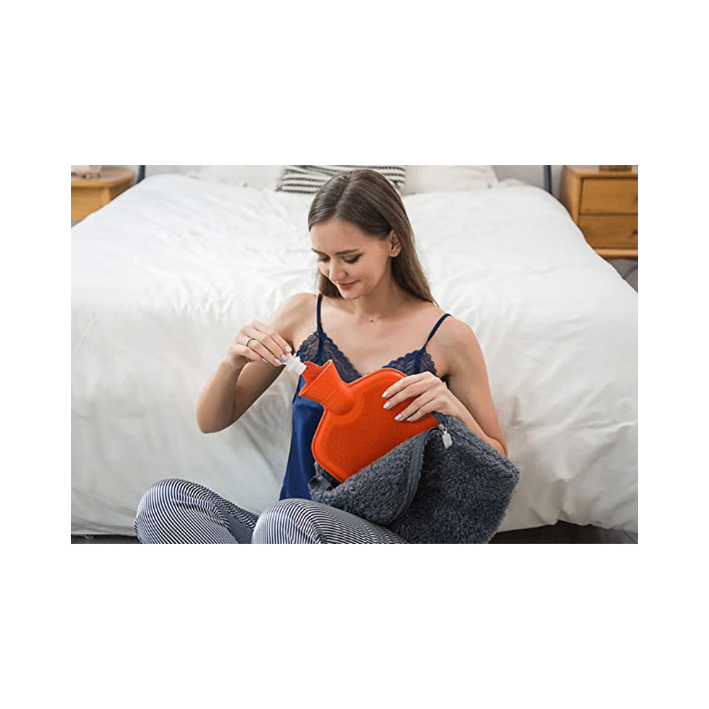 OPQ Executive Metal Cap Hot Water Bag with Cover - Image 4