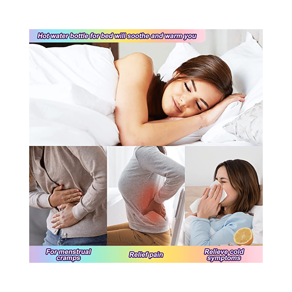 OPQ Executive Metal Cap Hot Water Bag with Cover - Image 3
