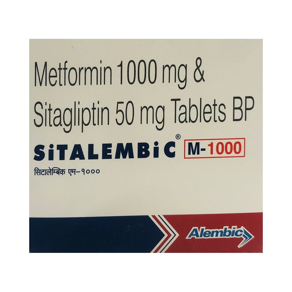 Sitalembic M 50mg/1000mg Tablet - Image 1