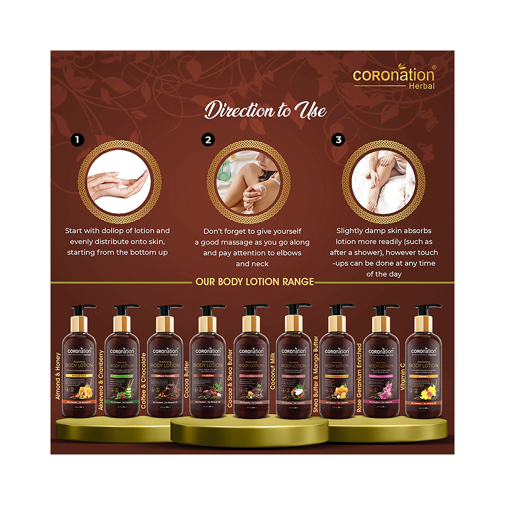 Coronation Herbal Coffee and Chocolate Moisturising Body Lotion (300ml Each) - Image 6