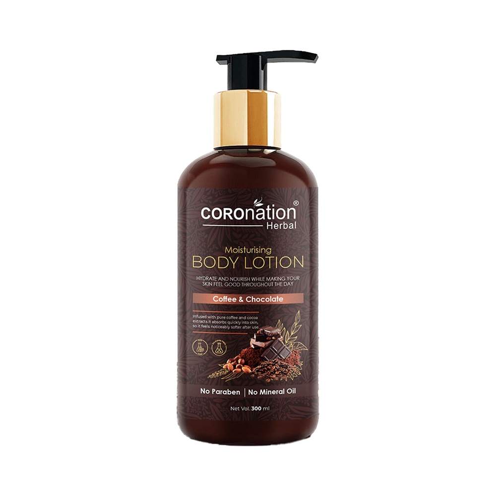 Coronation Herbal Coffee and Chocolate Moisturising Body Lotion (300ml Each) - Image 1