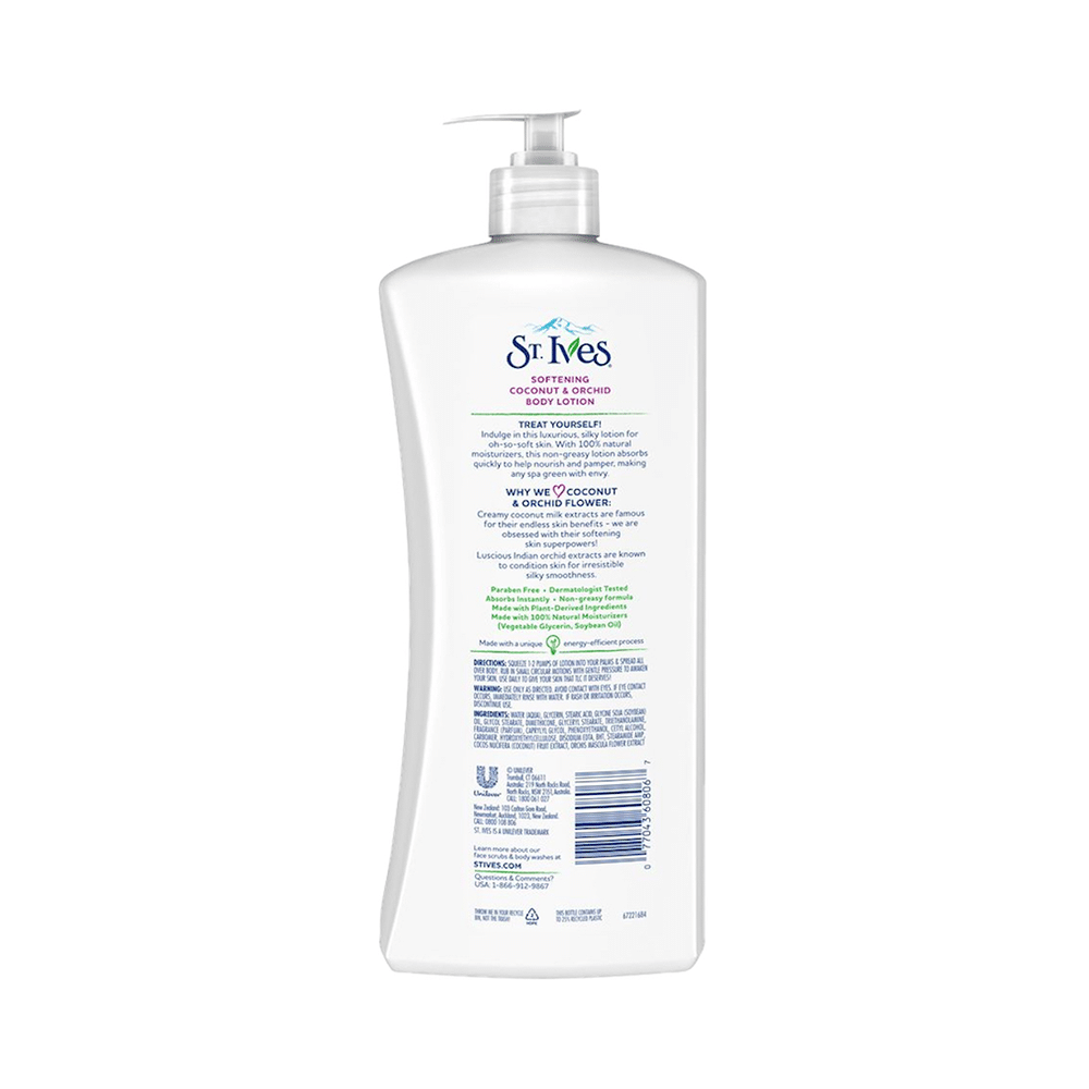 St. Ives Softening Coconut & Orchid Body Lotion - Image 2