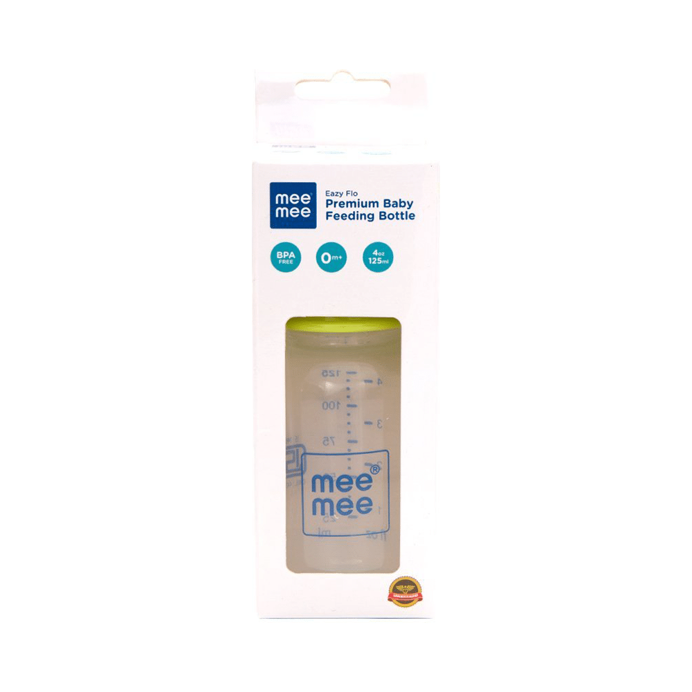 Mee Mee Eazy Flo Premium Baby Feeding Bottle Green - Image 1