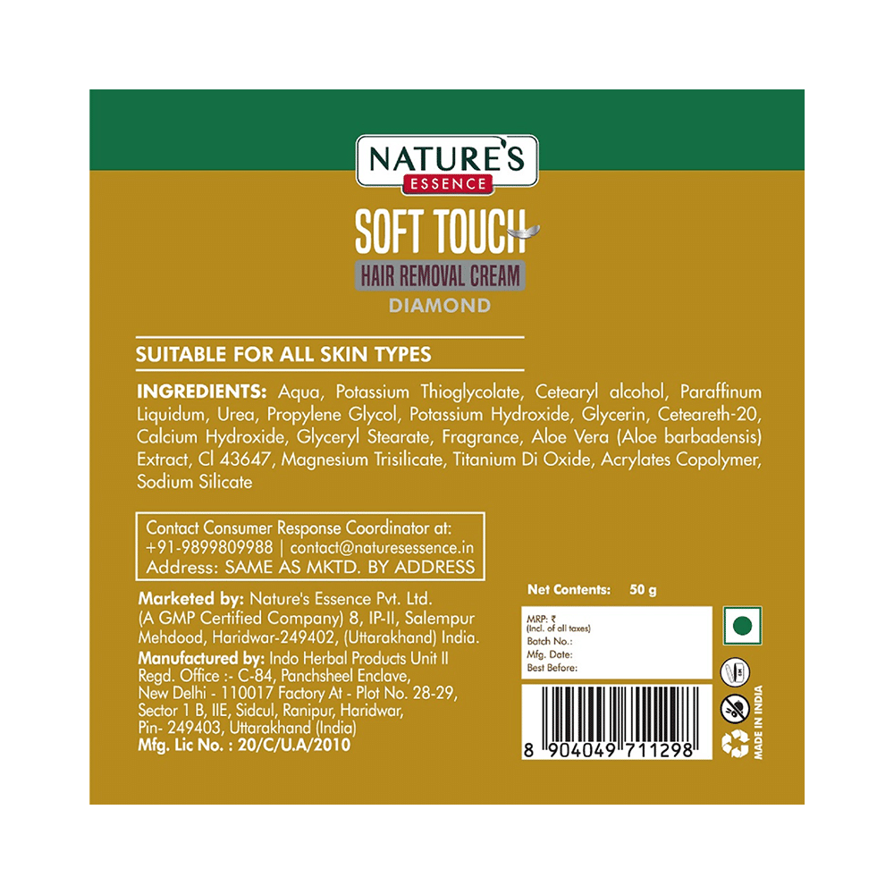 Nature's Essence Soft Touch Hair Removal Cream Gold - Image 2