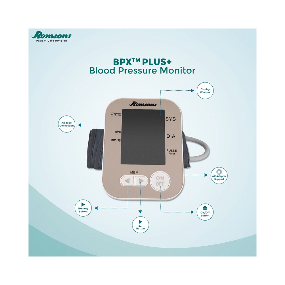 Romsons BPX Plus+ Blood Pressure Monitor - Image 6