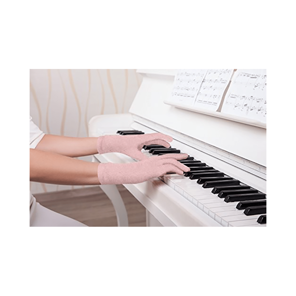 Dr. Arthritis Doctor Developed Full Fingered Arthritis Compression Gloves & Doctor Written Handbook Large Pink - Image 6