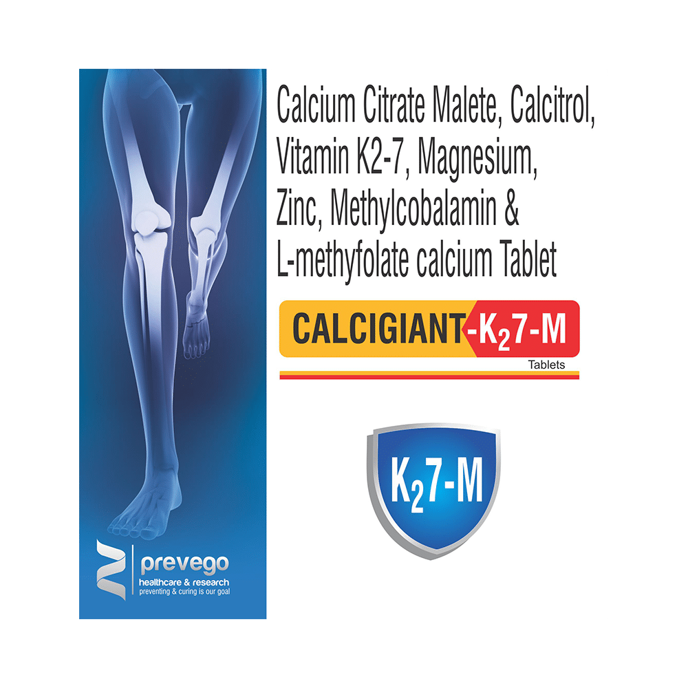 Calcigiant-K27-M Tablet for Muscle, Teeth and Joint Health