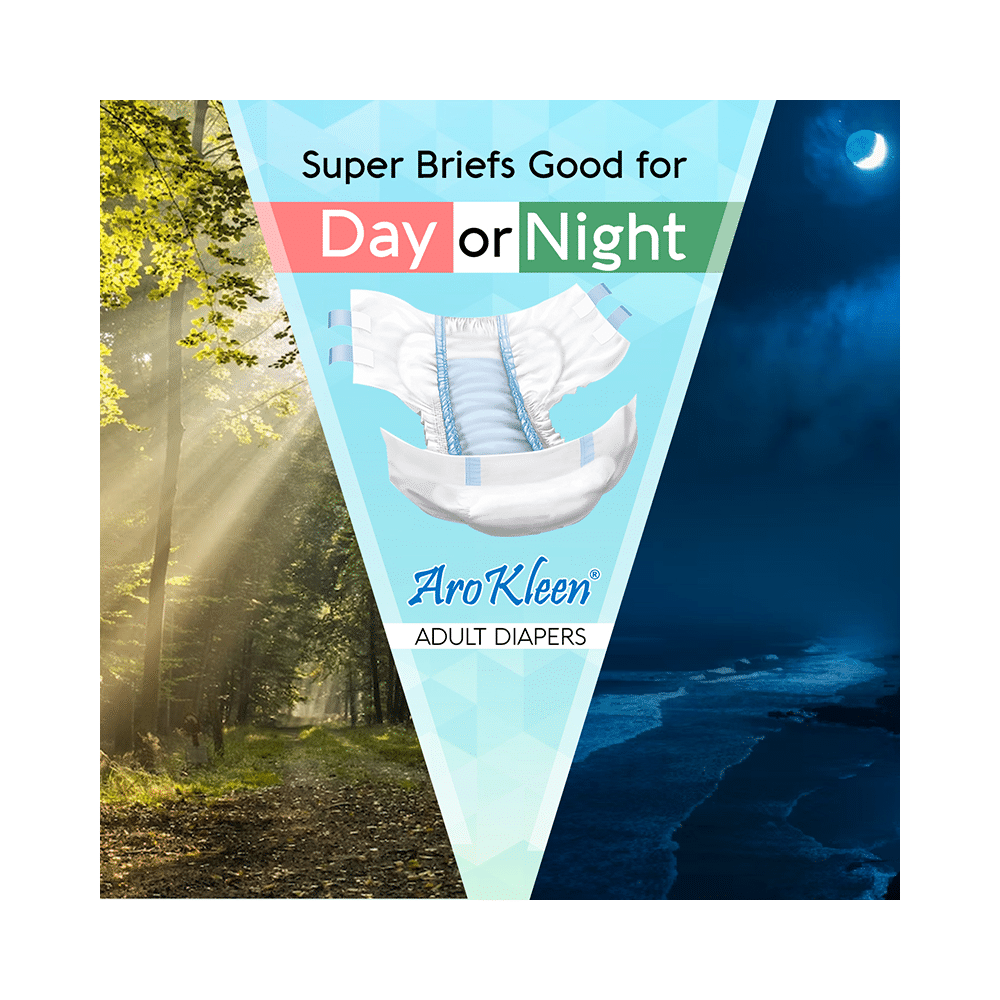 Arokleen Disposable Adult Diaper (10 Each) Large - Image 4