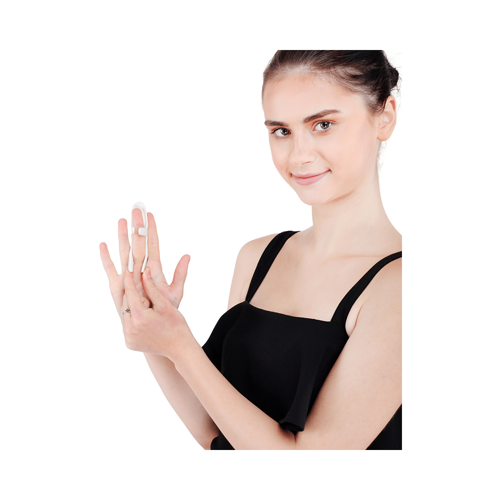 HealthAndYoga Dynamic Frog Splint White Medium - Image 9