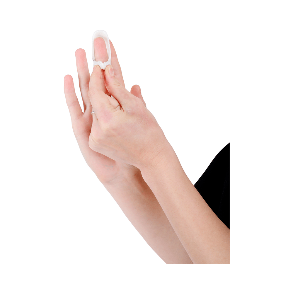 HealthAndYoga Dynamic Frog Splint White Medium - Image 7