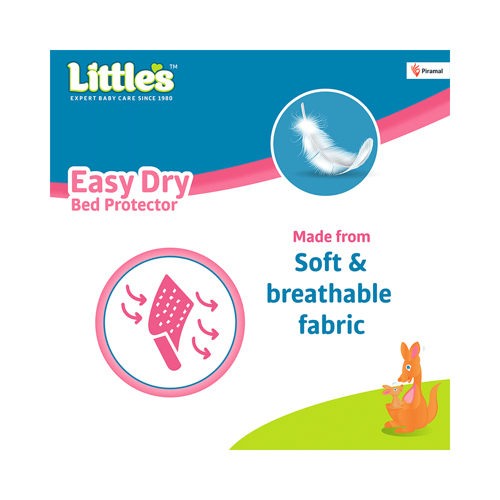 Littles Easy Dry Bed Protector 50cm x 70cm - Image 4