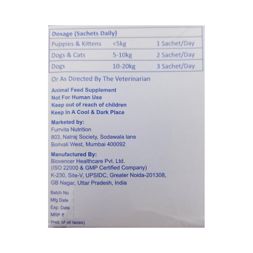 Furrvita Pre & Probiotic Powder Sachet (20 Each) - Image 2