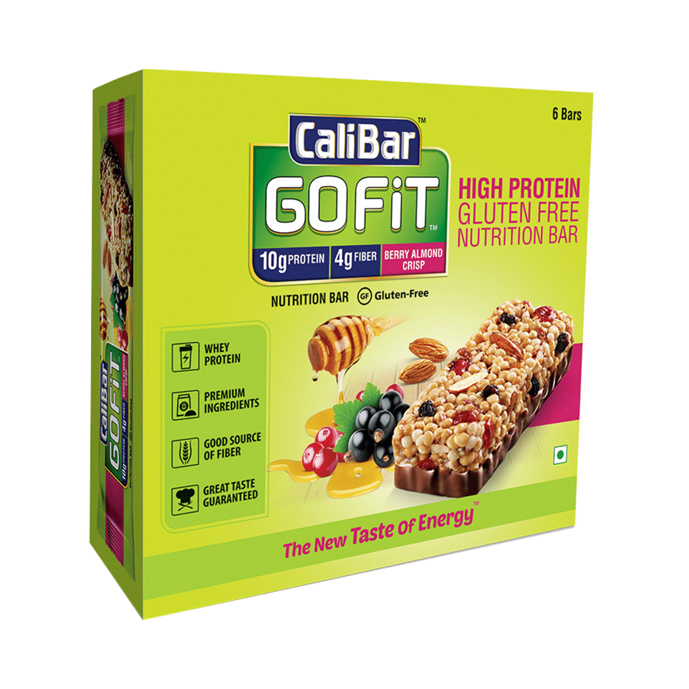 CaliBar Gofit Protein Bar Berry Almond Crisp